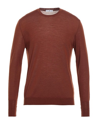 PT Torino Jumper Brown 100% Virgin Wool