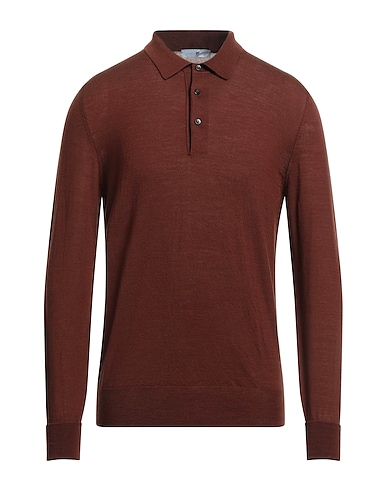 PT Torino Sweater Brown 100% Virgin Wool