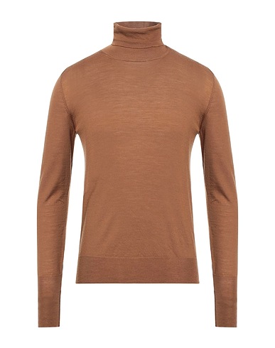 PT Torino Polo neck Camel 100% Virgin Wool