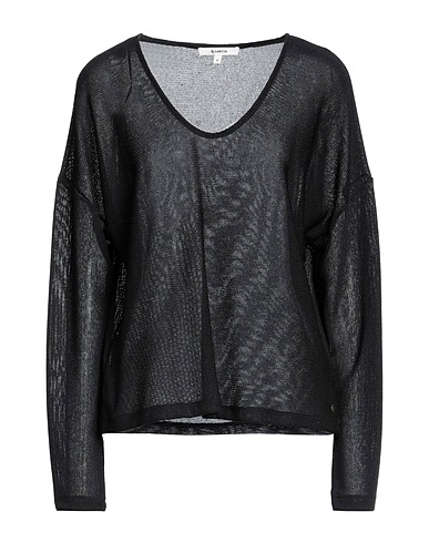 GARCIA Pullover Nero 85% Viscosa, 11% Poliestere, 4% Elastan