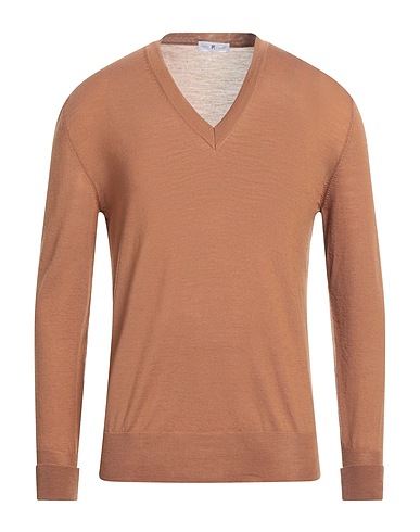 PT Torino Jumper Brown 100% Virgin Wool