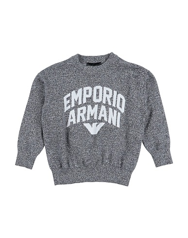 EMPORIO ARMANI Pullover Piombo 100% Cotone