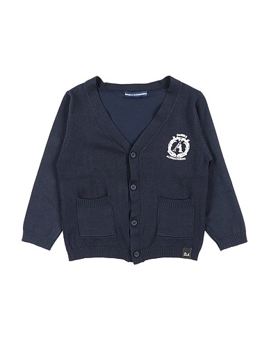 DANIELE ALESSANDRINI Cardigan Midnight blue 80% Viscose, 20% Nylon