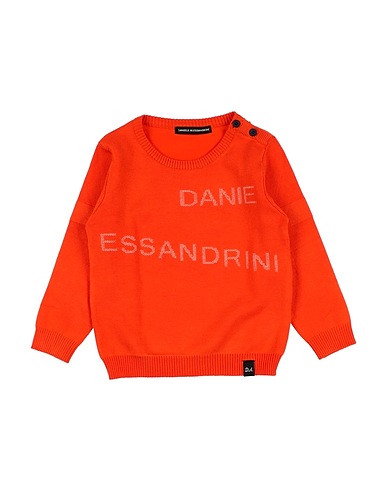 DANIELE ALESSANDRINI Jumper Orange 80% Viscose, 20% Nylon