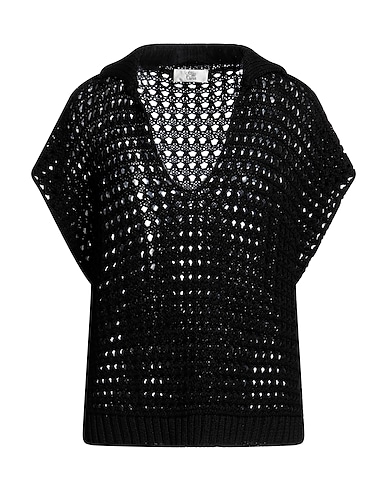 ATTIC AND BARN Jumper Black 82% Viscose, 18% Polyester