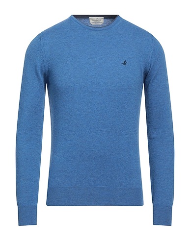 BROOKSFIELD Sweater Pastel blue 100% Virgin Wool