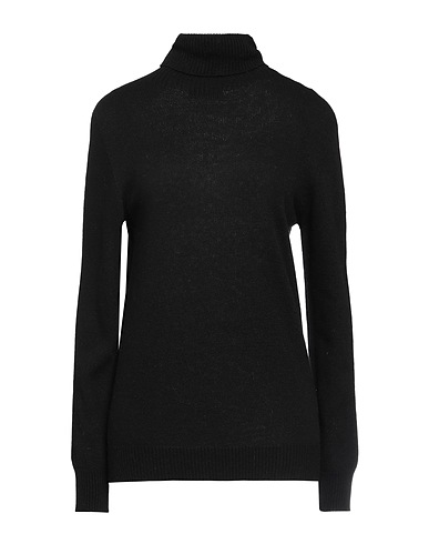 PIANURASTUDIO タートルネック ブラック レーヨン 50% / ナイロン 16% / ウール 14% / カシミヤ 11% / ポリエステル 9%