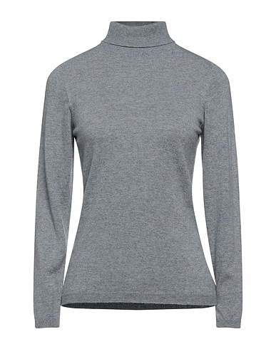 PIANURASTUDIO Polo neck Pastel blue 50% Viscose, 16% Nylon, 14% Wool, 11% Cashmere, 9% Polyester