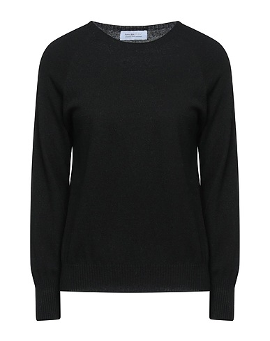 PIANURASTUDIO Sweater Black 50% Viscose, 16% Nylon, 14% Wool, 11% Cashmere, 9% Polyester