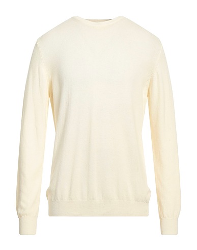 DANIELE ALESSANDRINI HOMME Pullover Cremeweiß 40% Viskose, 30% Polyamid, 25% Wolle, 5% Kaschmir