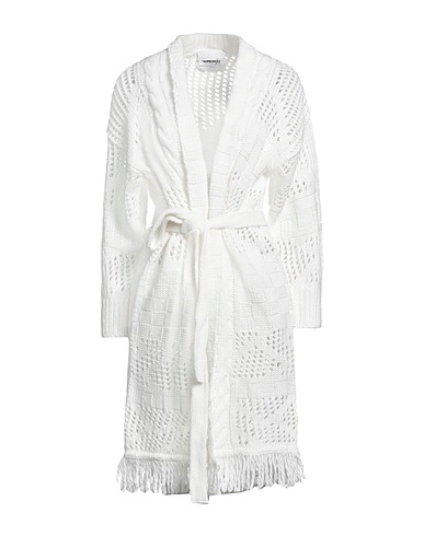 BRAND UNIQUE Cardigan White 75% Acrylic, 15% Polyester, 10% Wool