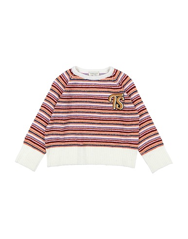 TWINSET Jumper White 58% Acrylic, 30% Polyamide, 8% Wool, 4% Elastane