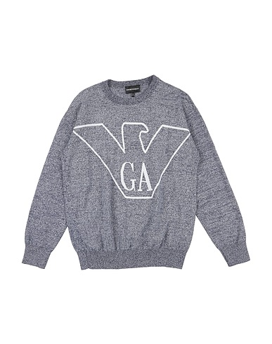 EMPORIO ARMANI Pullover Bleu 100% Coton