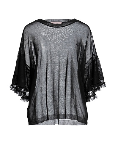 TWENTY EASY by KAOS Pullover Nero 75% Viscosa, 25% Poliestere, Poliammide