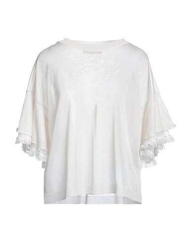 TWENTY EASY by KAOS Pullover Off white 75% Viscosa, 25% Poliestere, Poliammide