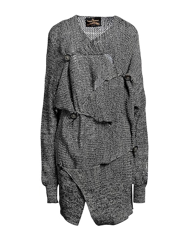 VIVIENNE WESTWOOD ANGLOMANIA Strickjacke Braungrau 78% Baumwolle, 16% Acryl, 3% Polyamid, 3% Polyester