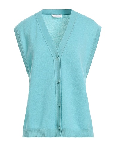 BRUNO MANETTI Cardigan Turquoise 100% Cashmere