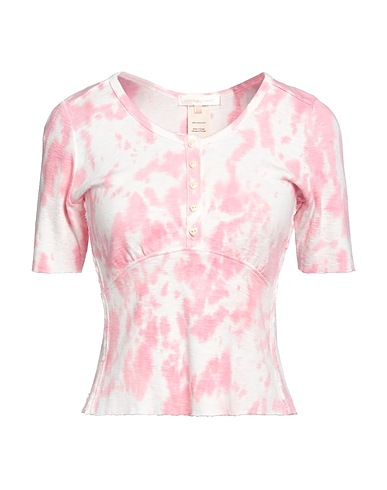 LOVESHACKFANCY T-shirt Rose 100% Coton
