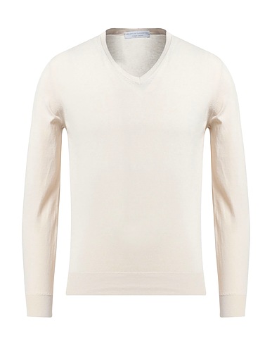 FILIPPO DE LAURENTIIS Sweater Cream 100% Cotton