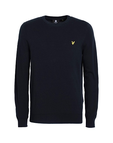 LYLE & SCOTT Pullover Blu notte 100% Cotone