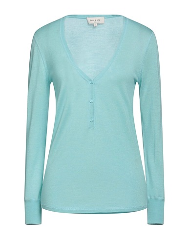 PAUL & JOE Jumper Turquoise 70% Wool, 20% Silk, 10% Cashmere