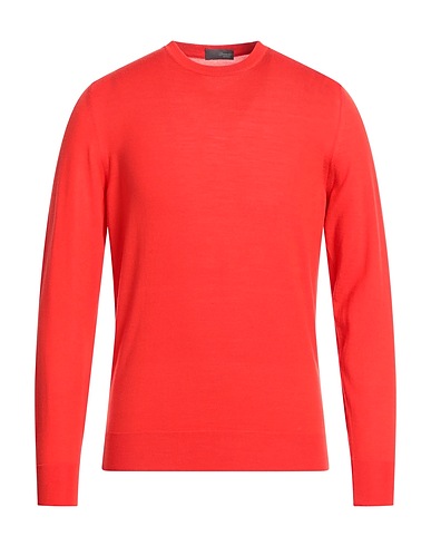 DRUMOHR Jumper Tomato red 100% Merino Wool