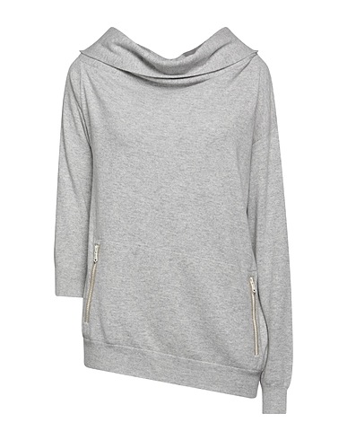 BRUNELLO CUCINELLI Cashmere blend Light grey 100% Cashmere, Brass