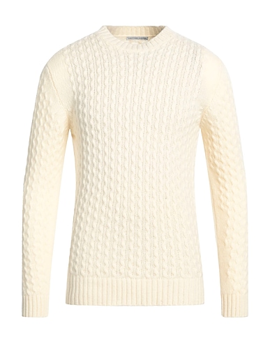 GREY DANIELE ALESSANDRINI Jumper Ivory 80% Wool, 20% Polyamide