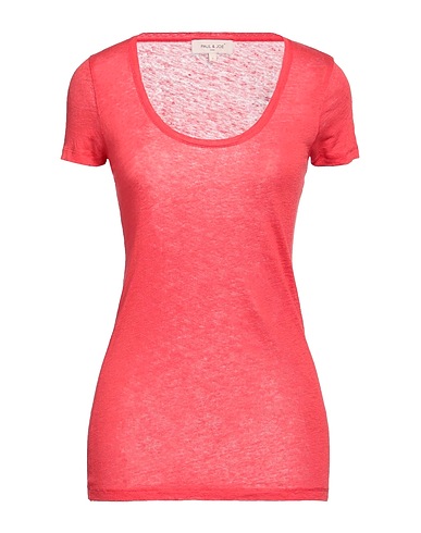PAUL & JOE Camiseta básica Coral 100% Lino