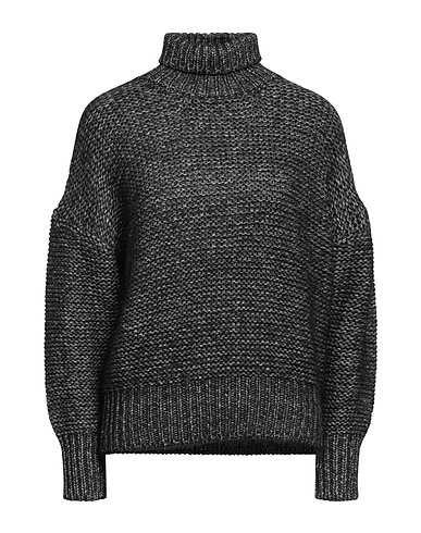 SLY010 Turtleneck Charcoal 37% Polyester, 28% Alpaca wool, 22% Polyamide, 13% Wool
