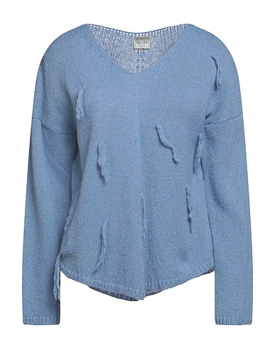 NO-NÀ Jumper Pastel blue 45% Nylon, 35% Acrylic, 20% Wool