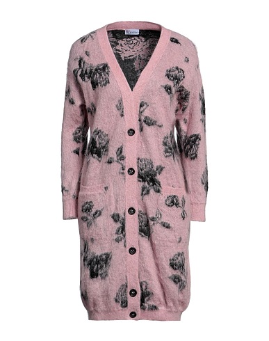 REDValentino Cardigan Antique rose 44% Polyamide, 28% Mohair wool, 14% Wool, 13% Viscose, 1% Cashmere