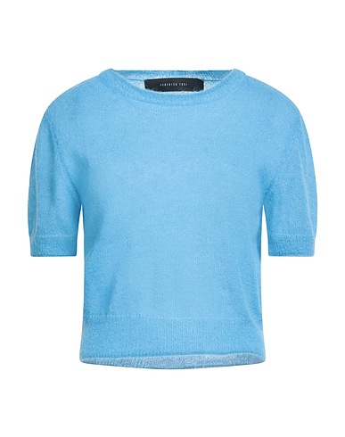 FEDERICA TOSI Sweater Azure 37% Mohair wool, 37% Alpaca wool, 26% Polyamide