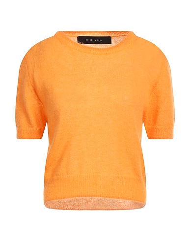 FEDERICA TOSI Sweater Orange 37% Mohair wool, 37% Alpaca wool, 26% Polyamide