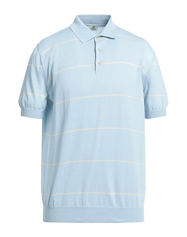 LUIGI BORRELLI NAPOLI Jumper Sky blue 100% Cotton