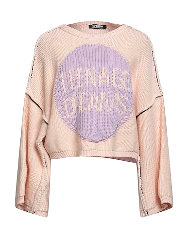 RAF SIMONS Jumper Antique rose 100% Merino Wool
