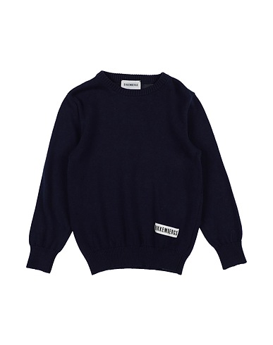 BIKKEMBERGS Pullover Blu notte 100% Cotone