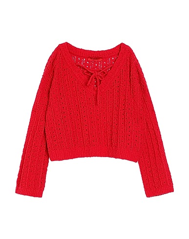 MAX&Co. Sweater Red 75% Cotton, 25% Polyamide