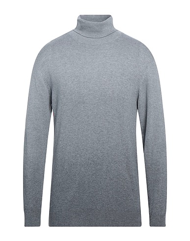 GREY DANIELE ALESSANDRINI Turtleneck Grey 35% Polyamide, 30% Viscose, 30% Wool, 5% Cashmere