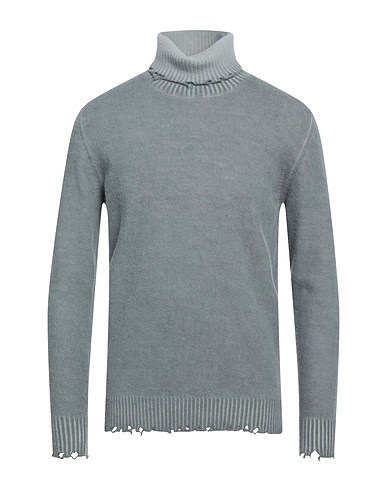 GREY DANIELE ALESSANDRINI Rollkragenpullover Grau 80% Wolle, 20% Polyamid