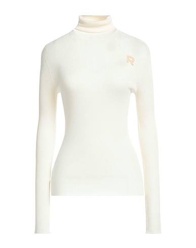 ROCHAS Polo neck Ivory 100% Virgin Wool