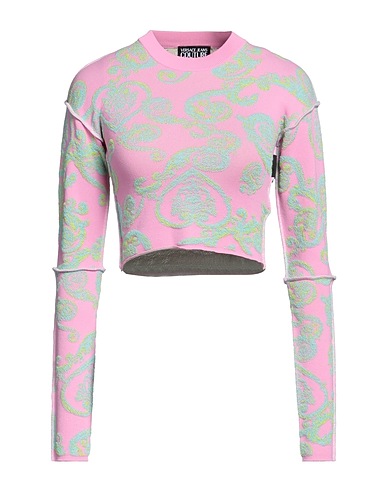 VERSACE JEANS COUTURE Jumper Pink 56% Polyamide, 44% Viscose