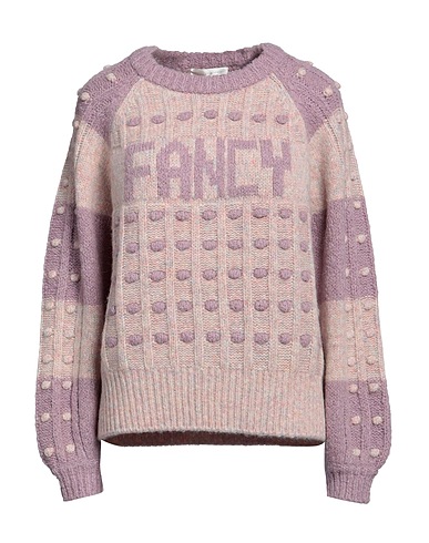LOVESHACKFANCY Jumper Lilac 36% Alpaca wool, 27% Wool, 16% Nylon, 16% Acrylic, 5% Viscose