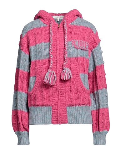 LOVESHACKFANCY Cardigan Fuchsia 31% Alpaca wool, 28% Wool, 24% Acrylic, 14% Nylon, 3% Viscose