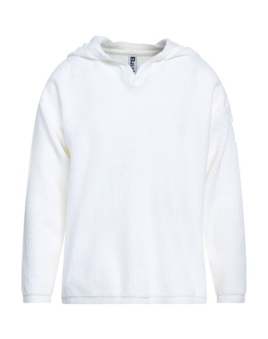 BARK Hooded track jacket  White 50% Acrylic, 50% Cotton