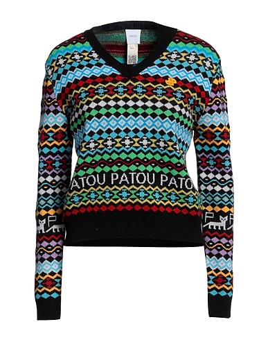 PATOU Sweater Black 90% Wool, 10% Cashmere
