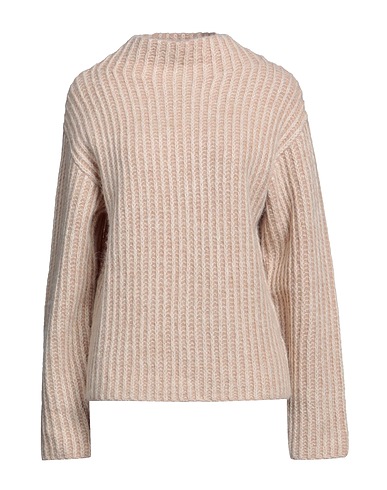 VINCE. Polo neck Sand 73% Alpaca wool, 15% Polyamide, 12% Wool