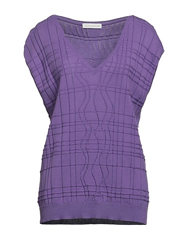 LES VRAIES FILLES Jumper Purple 100% Organic cotton