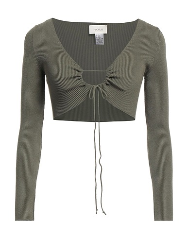 VICOLO Shrug Military green 70% Viscose, 30% Polyester