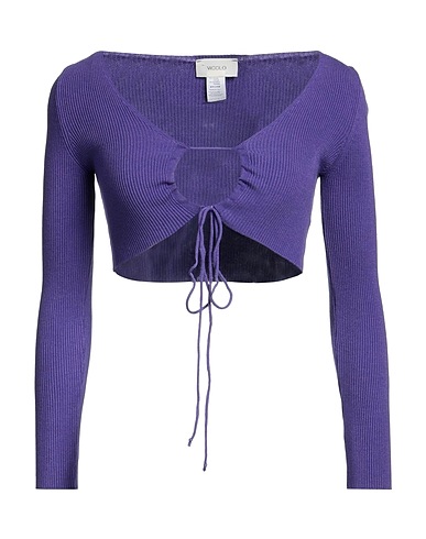 VICOLO Shrug Purple 70% Viscose, 30% Polyester